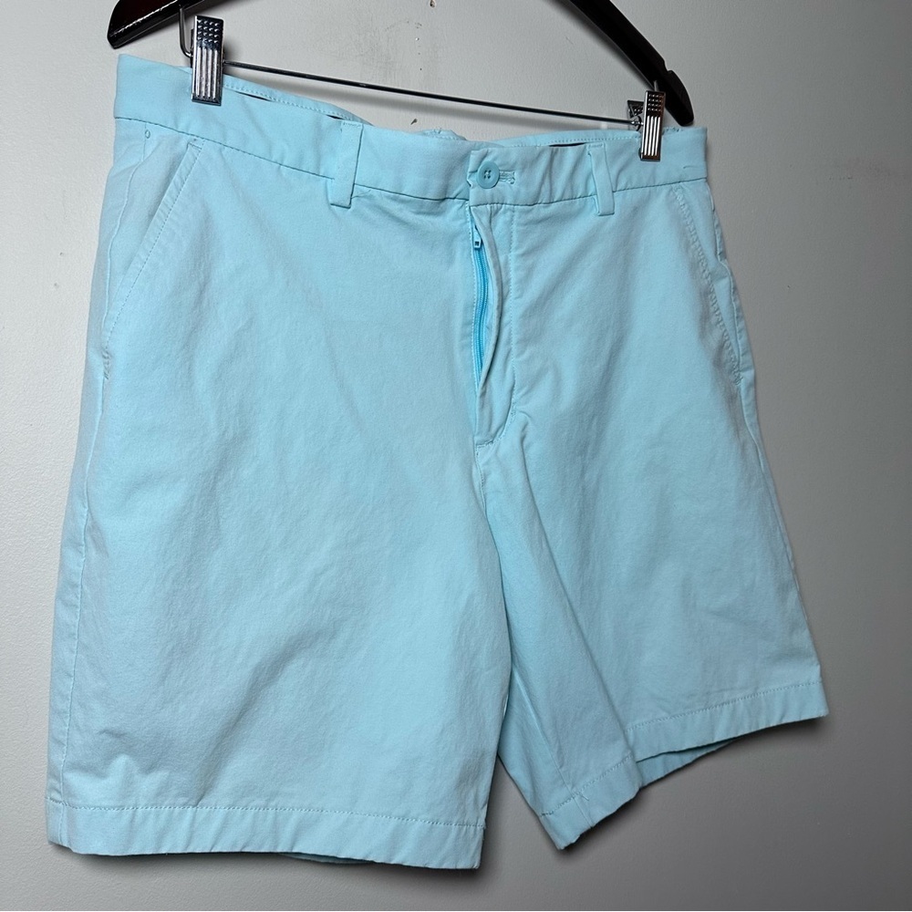 Vineyard Vines Men’s 8” Performance Shorts – Mint Blue/Green Sz 34 Country Club - Picture 5 of 7